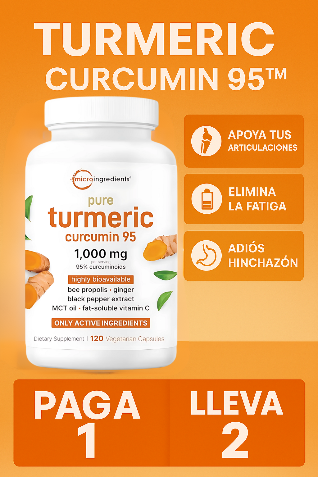 2X1 Turmeric Curcumin 95™