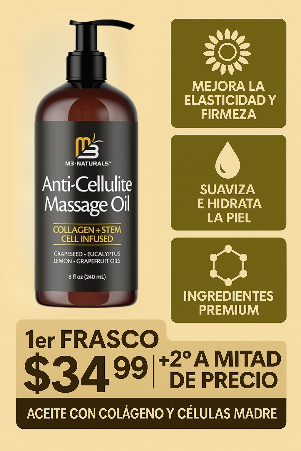 Naturals Cellulite Massage Oil™